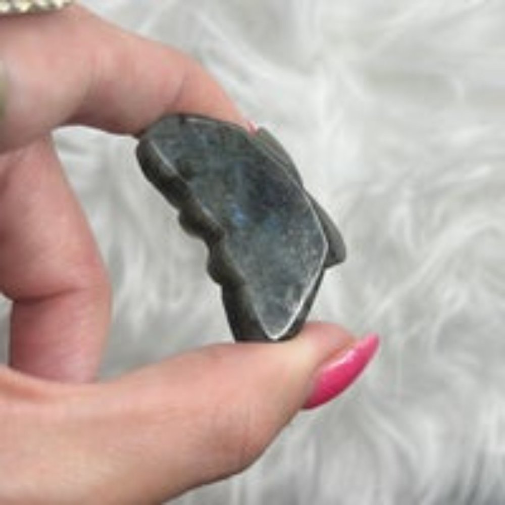 Labradorite Butterfly Carving Set - Picture 10 of 13